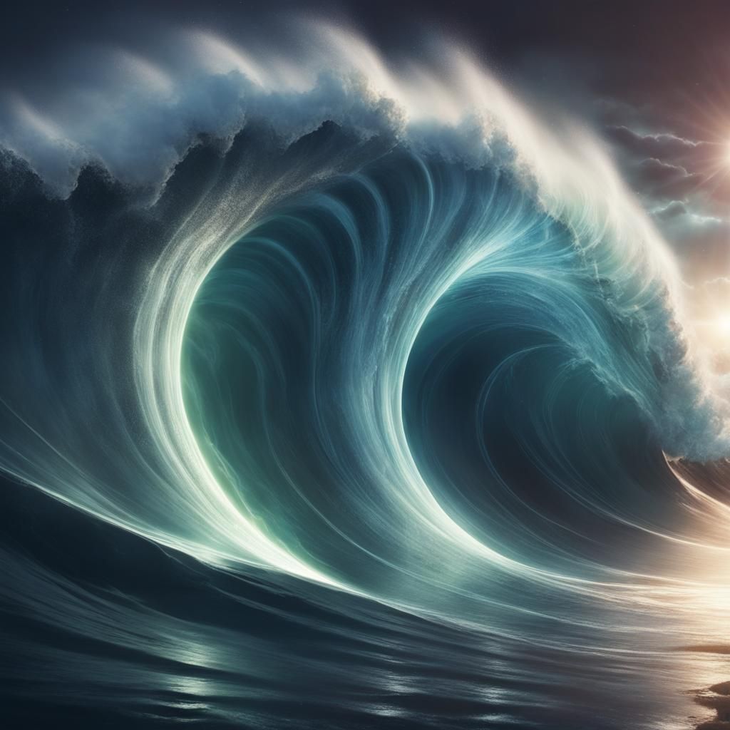 Massive Energy Wave Visualized