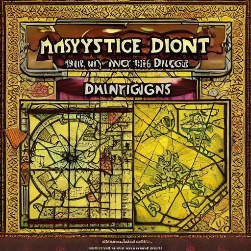 Mystical Dungeons and Dragons Night Scene