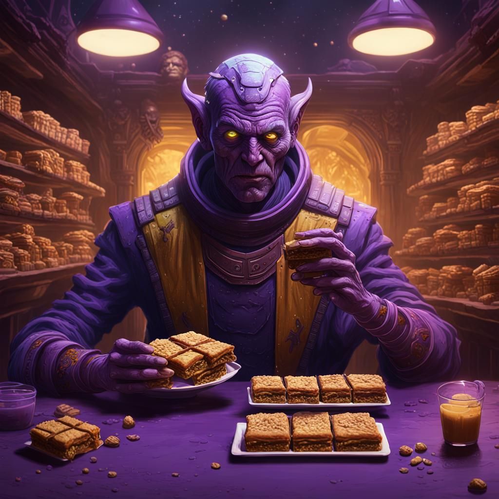 Man from Mars Eating Bars: Dark Fantasy Masterpiece