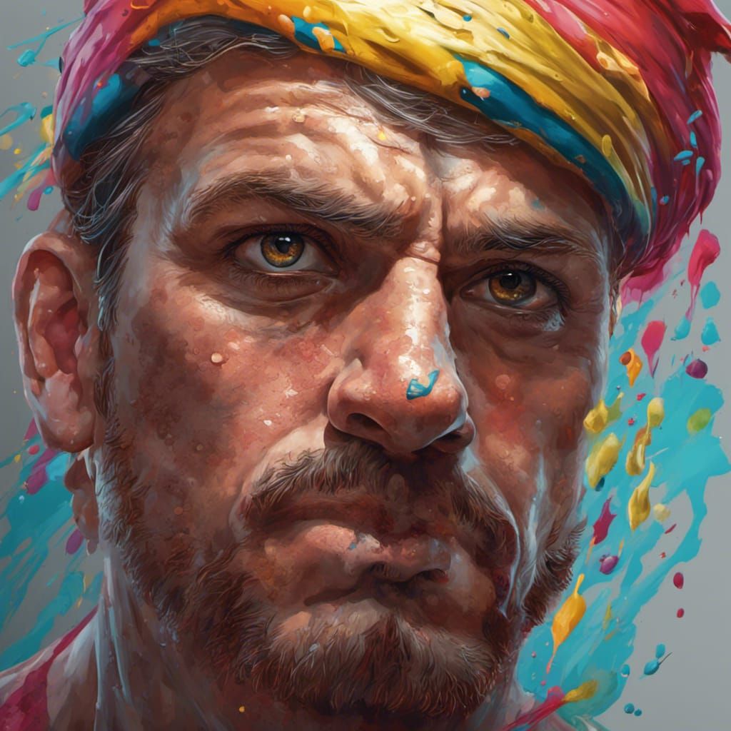 Detailed Hyperrealistic Portrait of a Rich Sultan