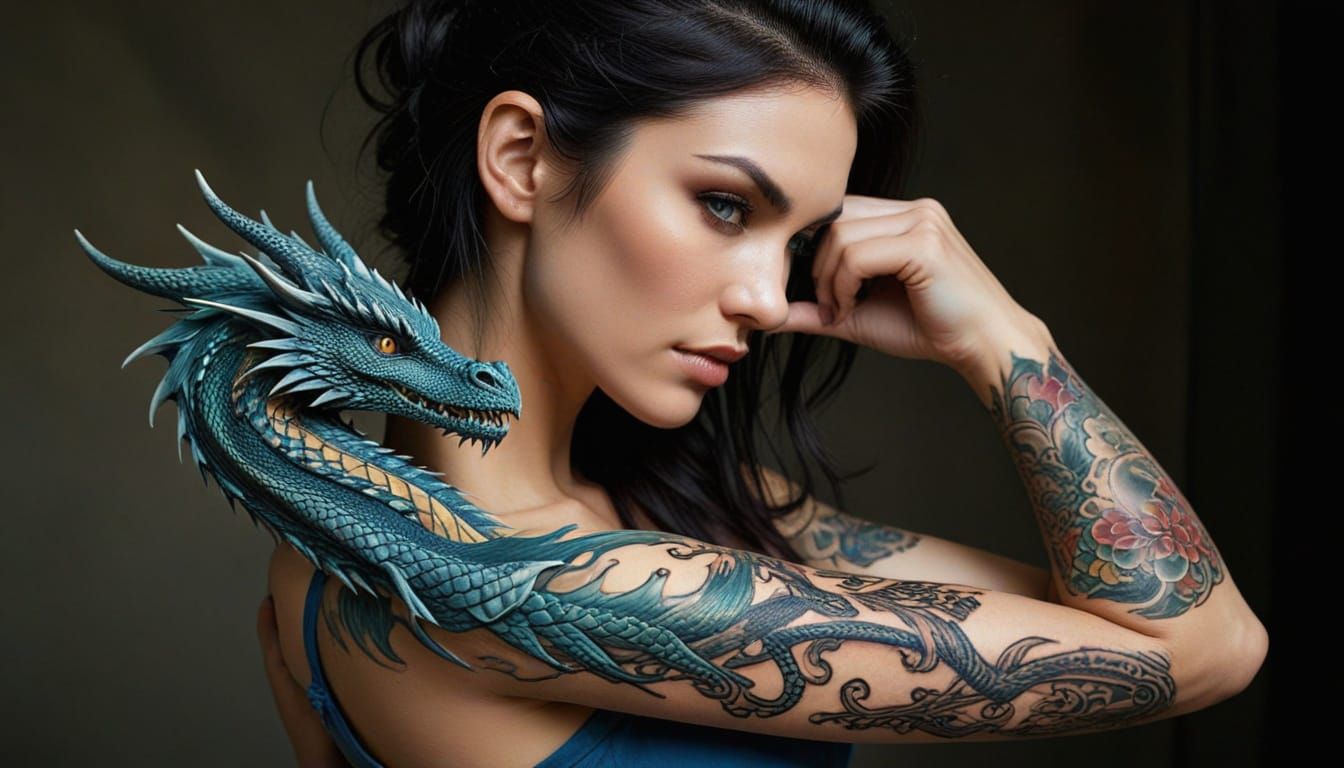 Dragon Tattoo Transforms Into Familiar