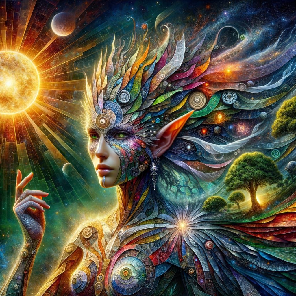 Elven Goddess Priestess in a Vampire Society