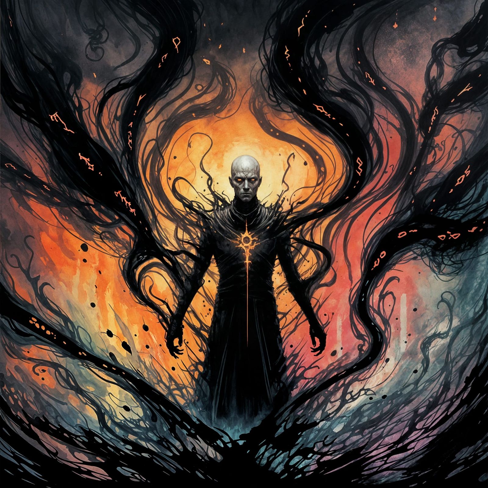 Eldritch Devotee in Dark Ritual