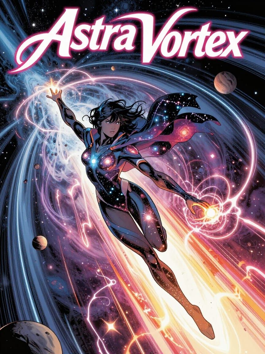 Astra Manipulates Gravity in Cosmic Comic Cover