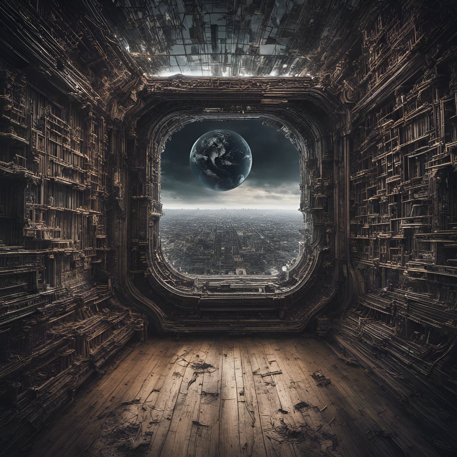 Hyperrealistic World Without Internet: Detailed Atmospheric ...