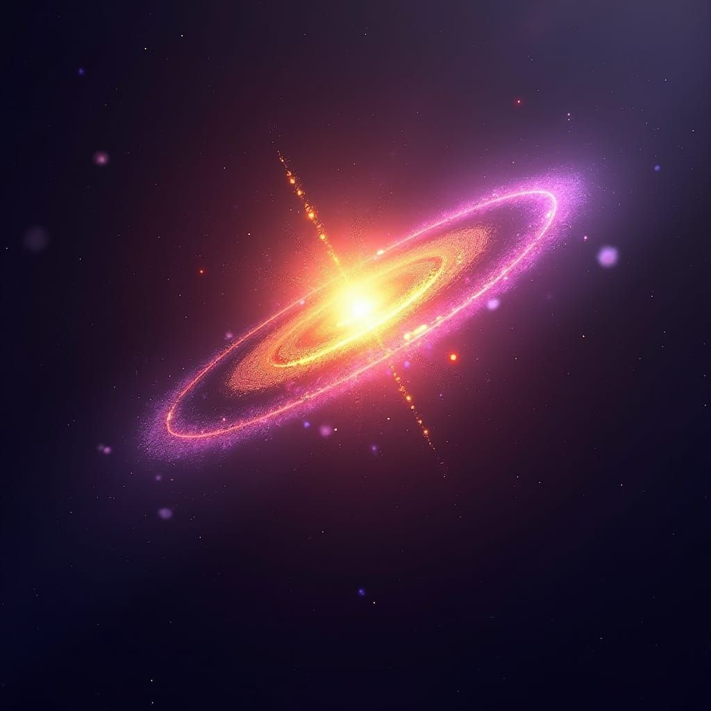 Surreal Cosmic Portal Unveiled in Vibrant Hues