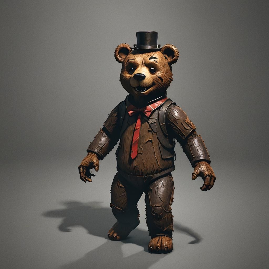 Stylized 3D Bear Character Render