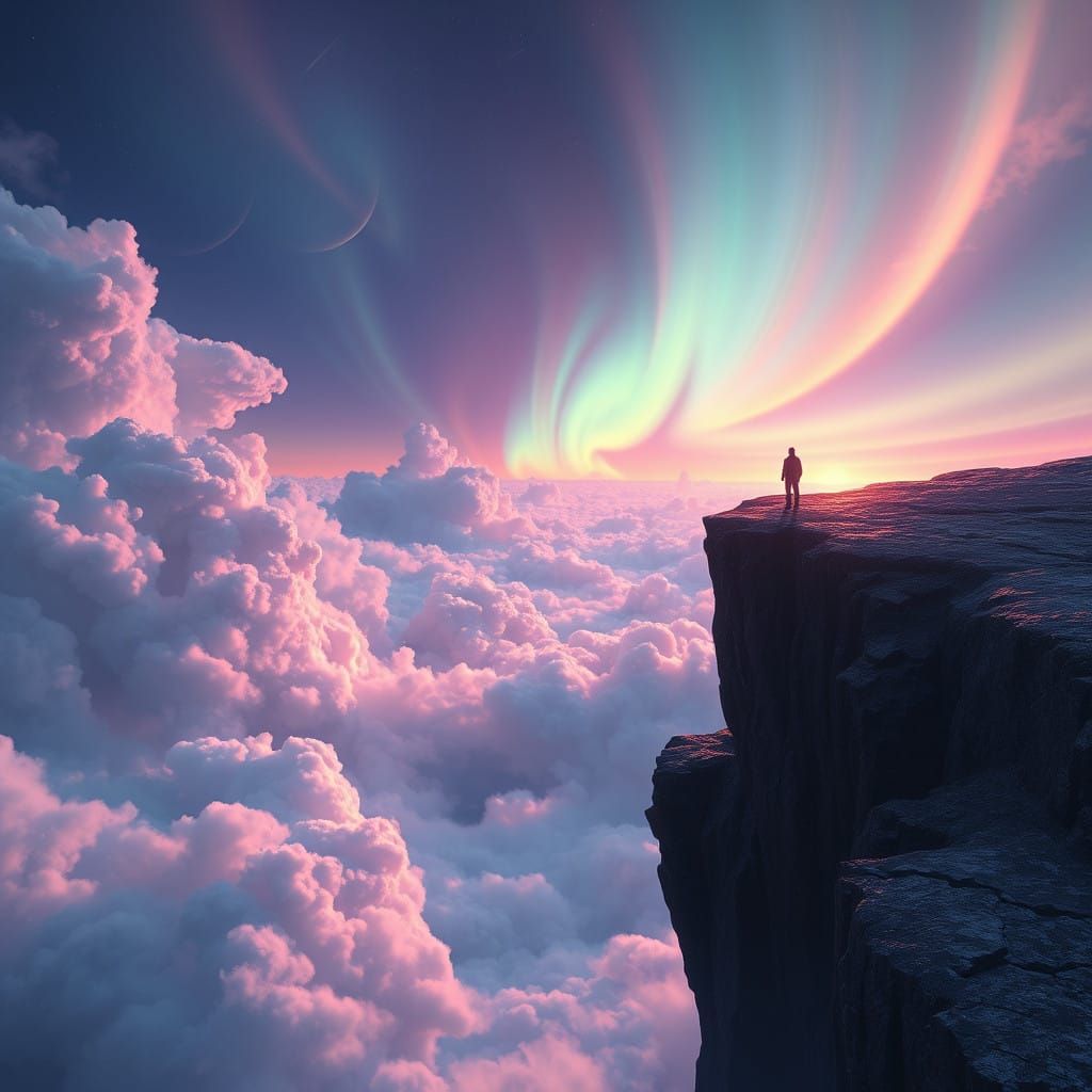 Ethereal Landscape Revealed in Rich, Vibrant 8k Matte Painti...