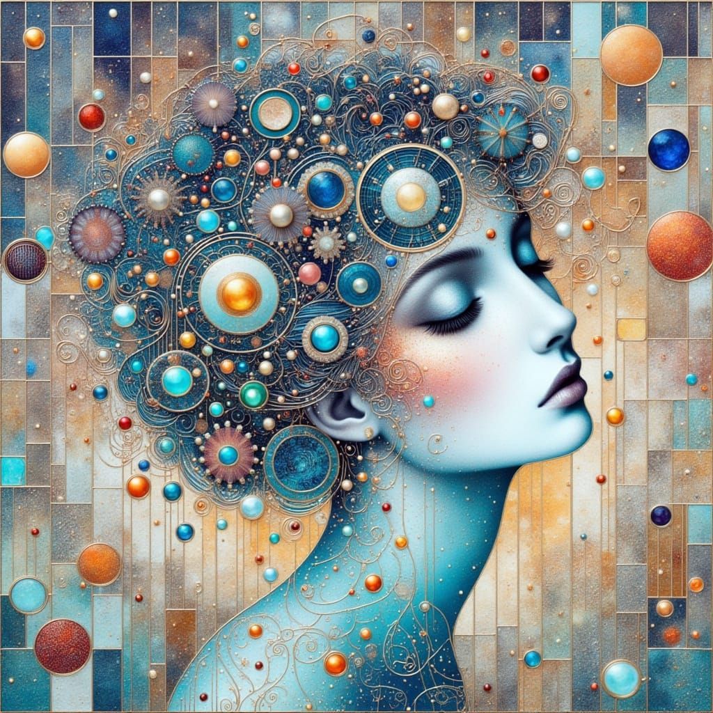 Enchanted Goddess of Ember and Gold