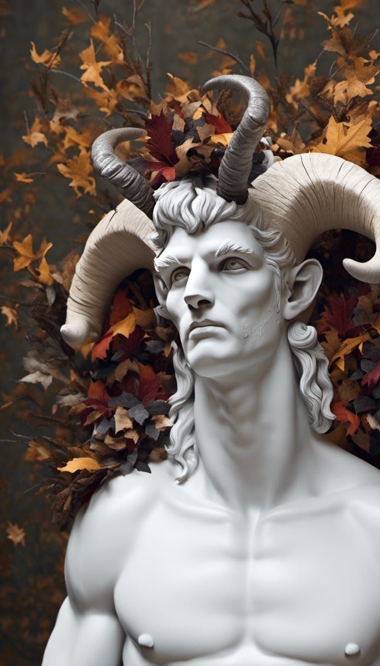 Playful 3D Portrait of Pan