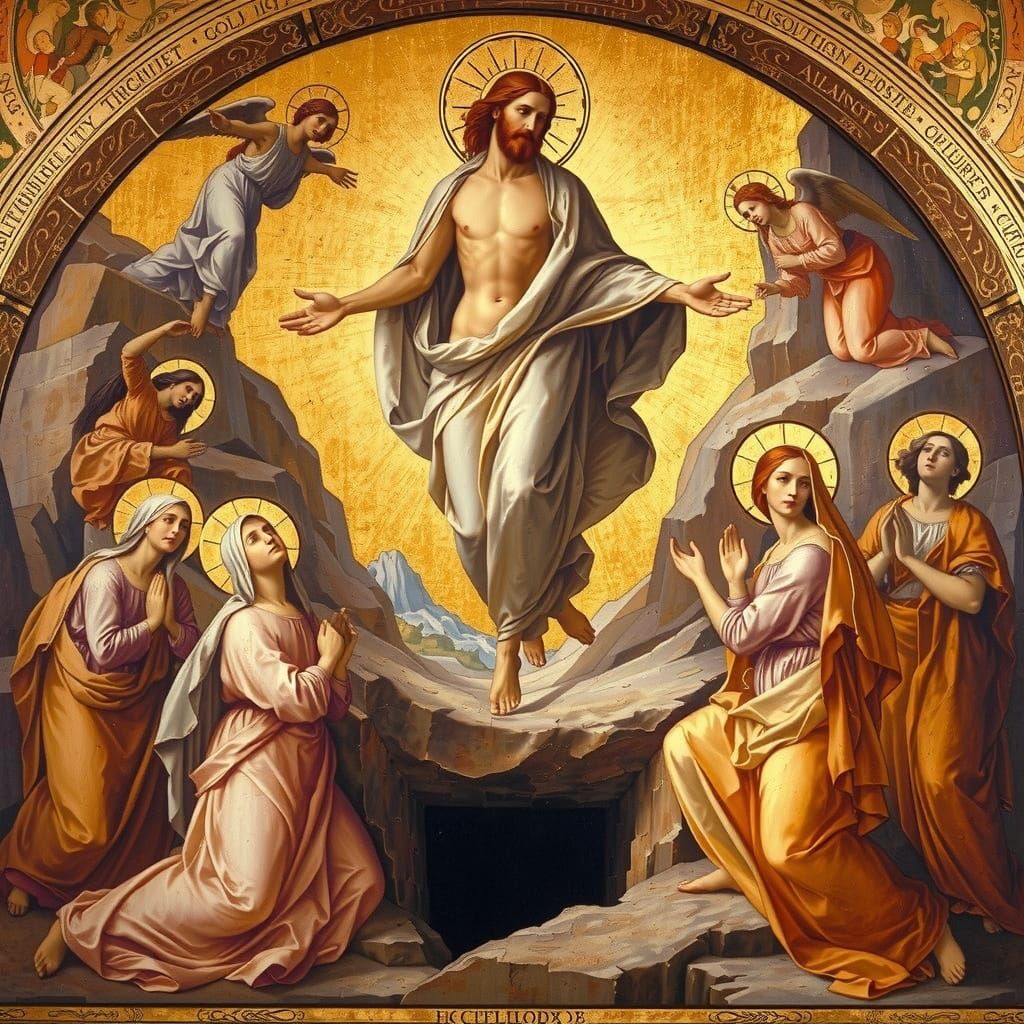 Golden Renaissance Masterpiece Depicts Christ's Resurrection