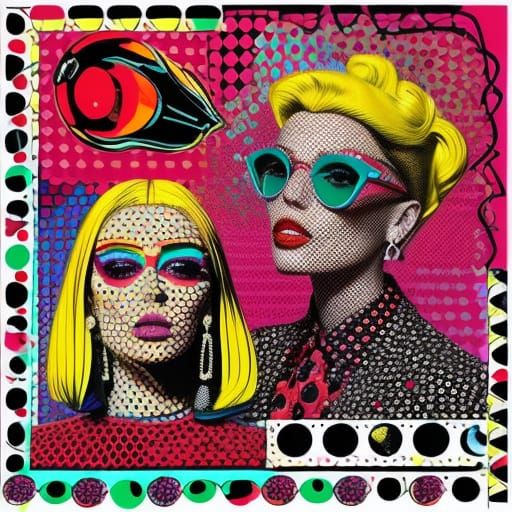 Pop Art Fruits on a Fashion Catwalk