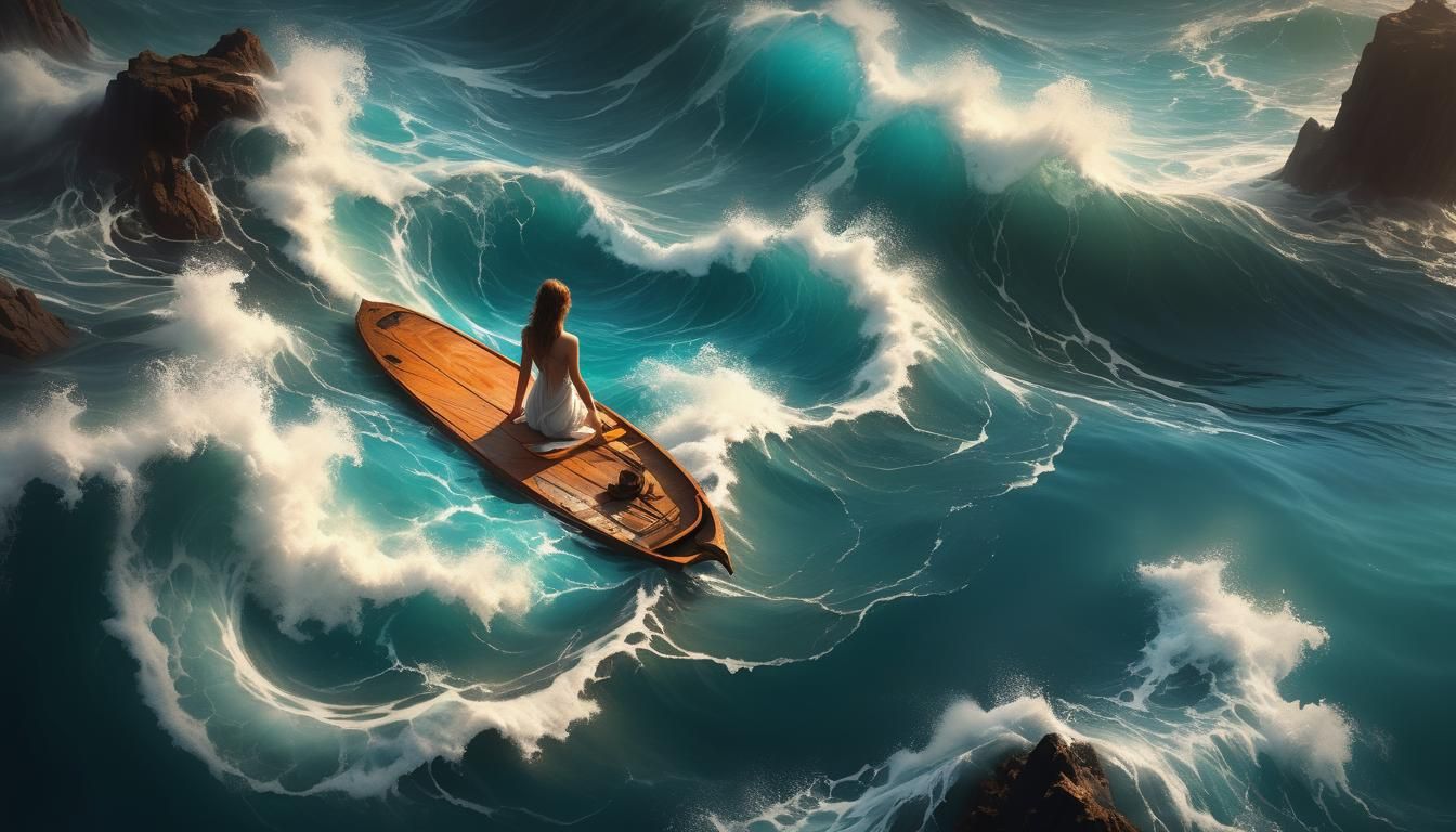 Pools of sorrow waves of joy
are drifting thorough my open m...