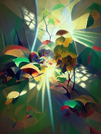 Macro Photograph of a Colorful Autumn Leaf