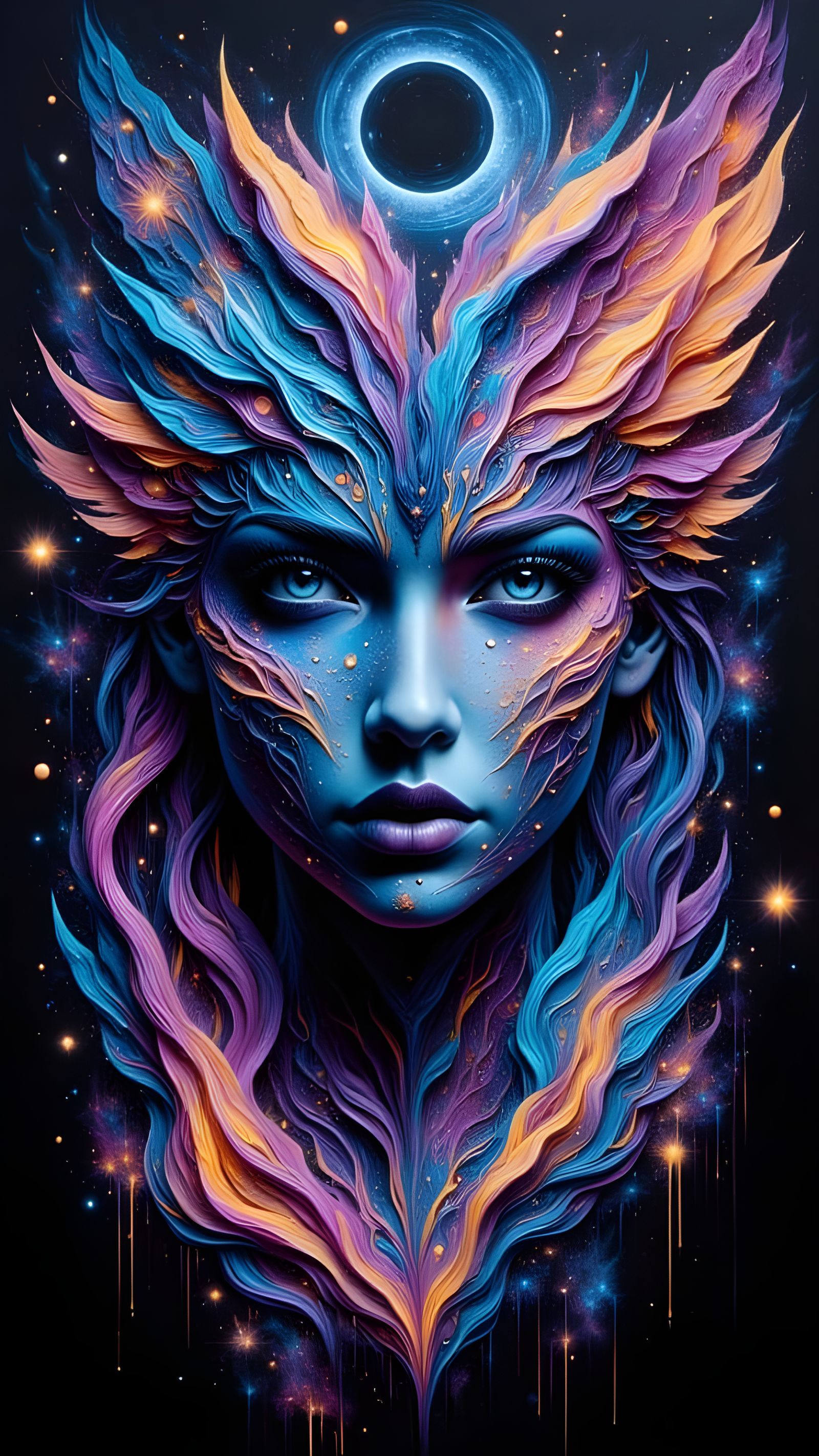 Cosmic Justice Fairy Body Art Masterpiece