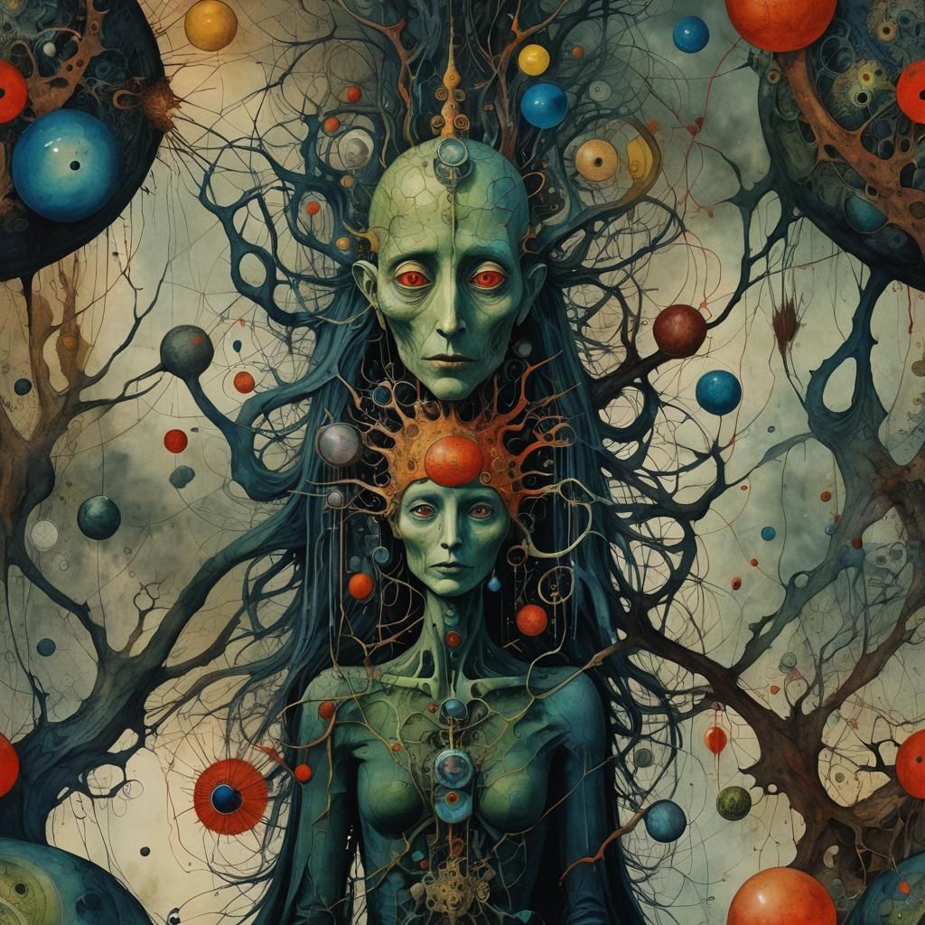 Dream Memories: Surreal Organicpunk Fantasy in Deep Color