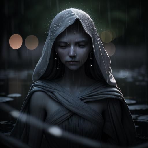 But my words like silent raindrops fell