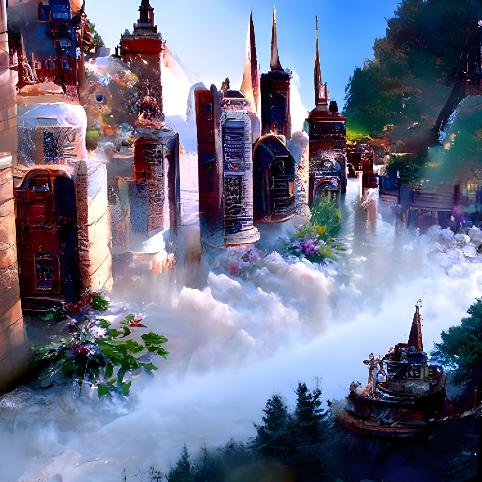 Ethereal City of a Forgotten Civilization