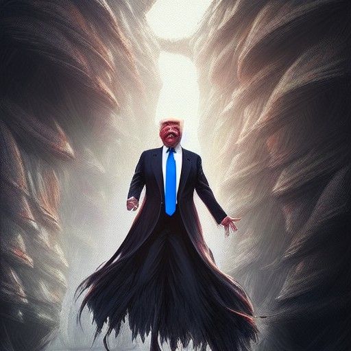 Donald Trump Moonwalk: Hyper-Realistic Digital Art