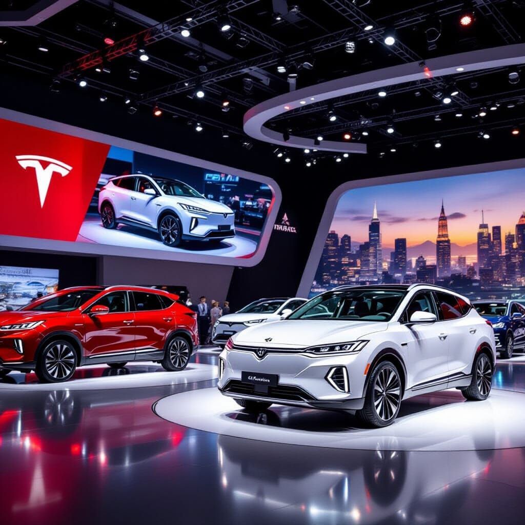 New Car Exhibition: Tesla, Mitsubishi, Kia and More