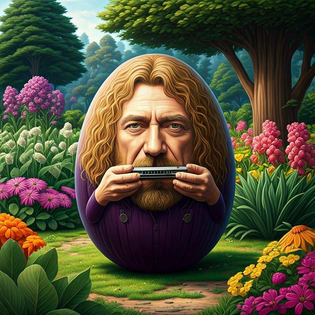 Robert (Egg) Plant, part Easter Egg (Plant), part Eggplant