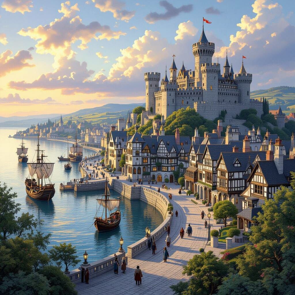 Majestic Carleon: Celtic and Tudor Fantasy City