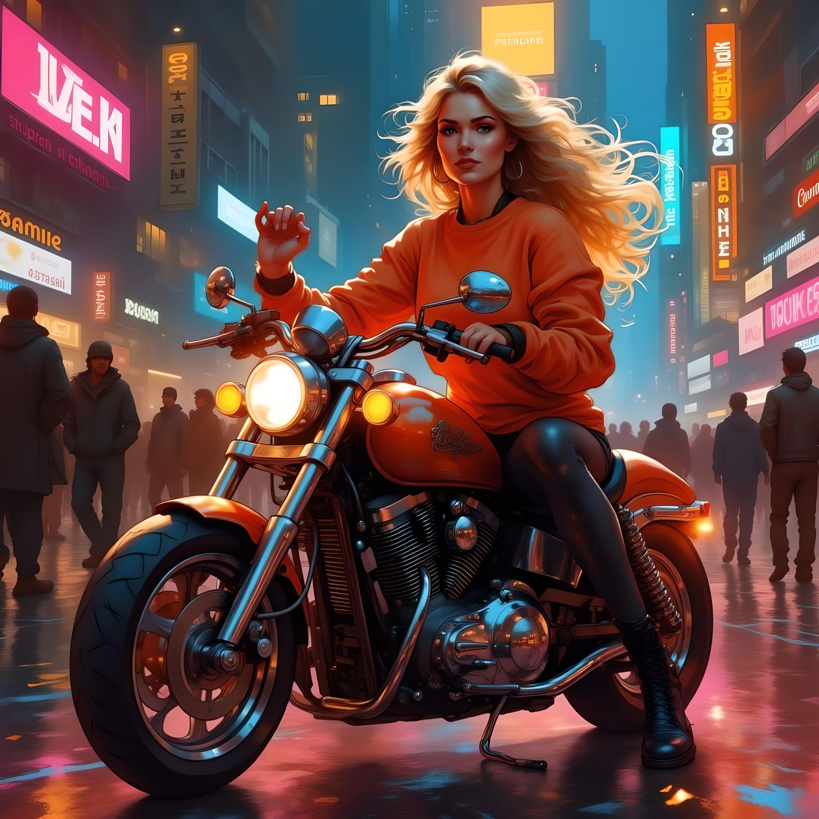 Hyperrealistic Rachael Ray Victory at Arcade Game