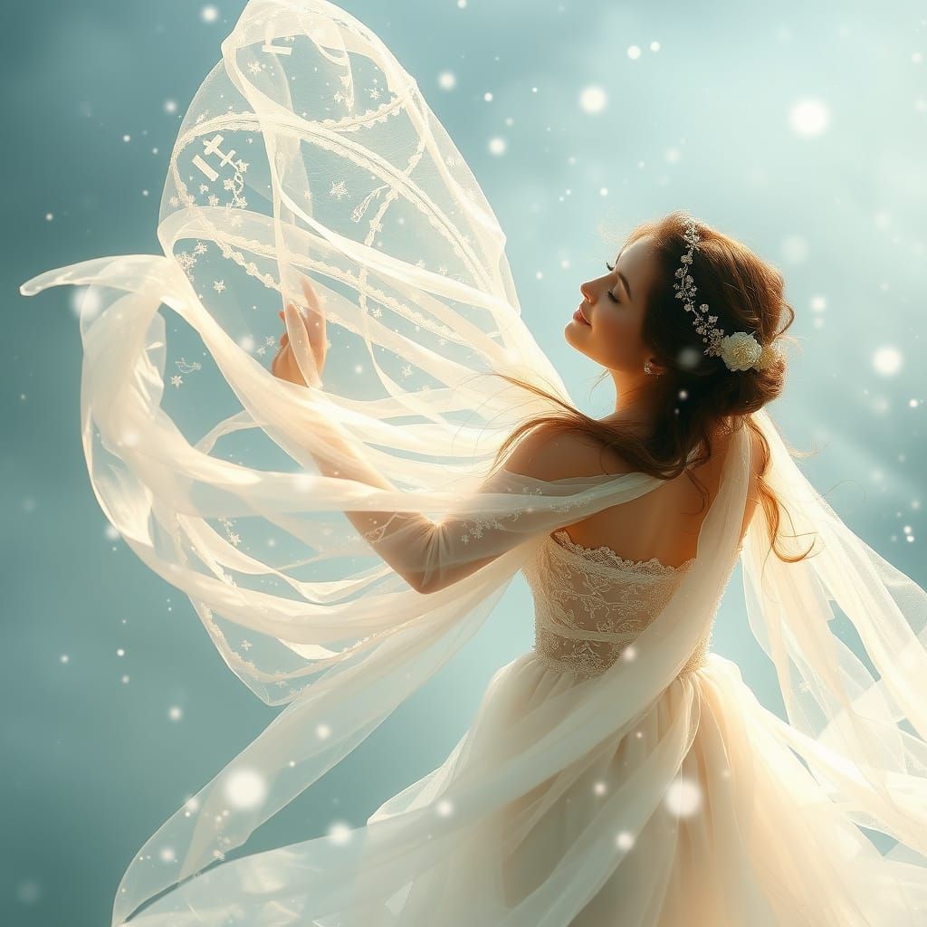 Ethereal Beauty: A Delicate and Majestic Scene