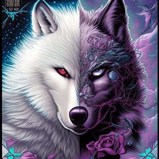 Wolf of Destiny: Comic Book Art Illustration