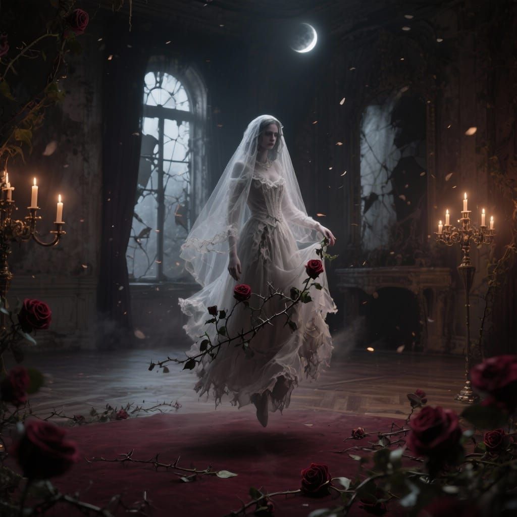 Spectral Bride in Decaying Ballroom