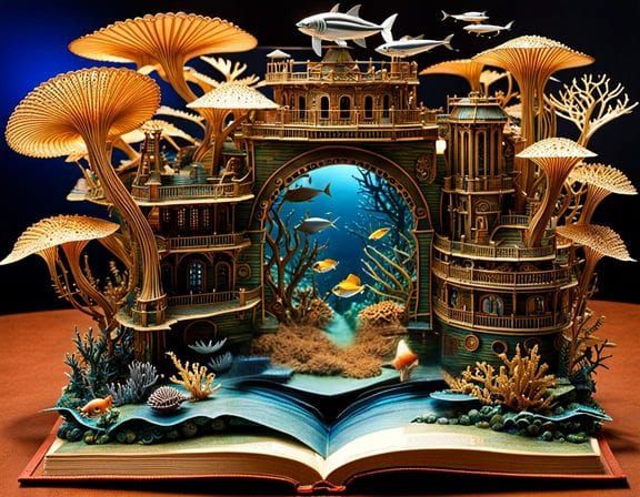 20,000 Leagues Under the Sea Diorama