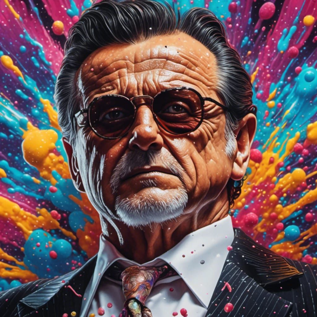 Hyperrealistic Portrait of Joe Pesci as Goodfellas Character