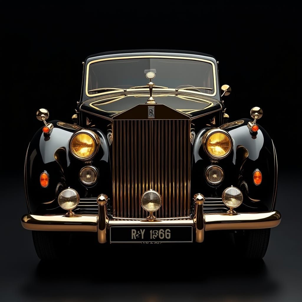 A luxurious and opulent Rolls-Royce.