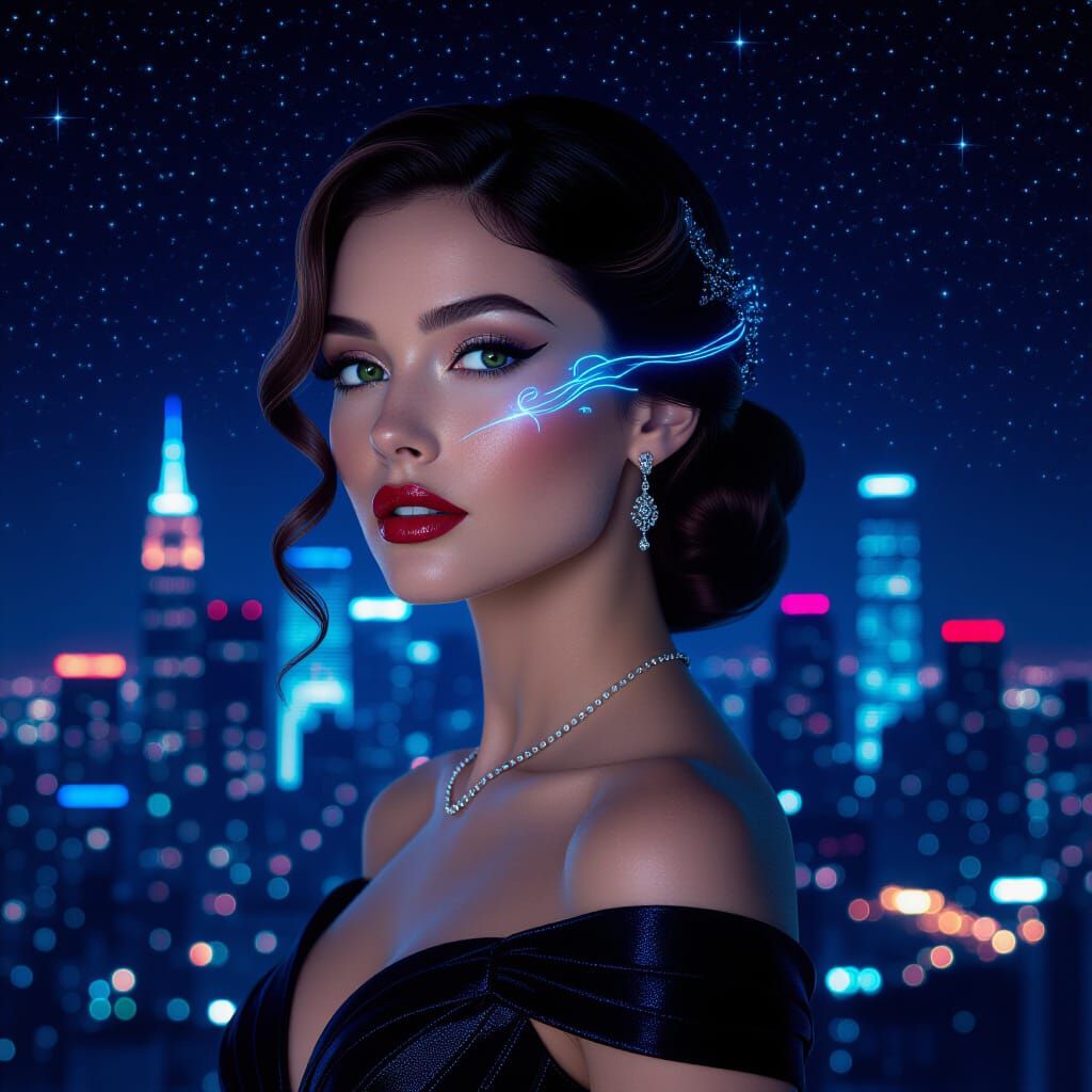 Neon City Dreams: A Cinematic Portrait