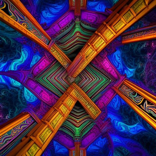 Psychedelic Ladders in Cosmic Fractal Fantasy