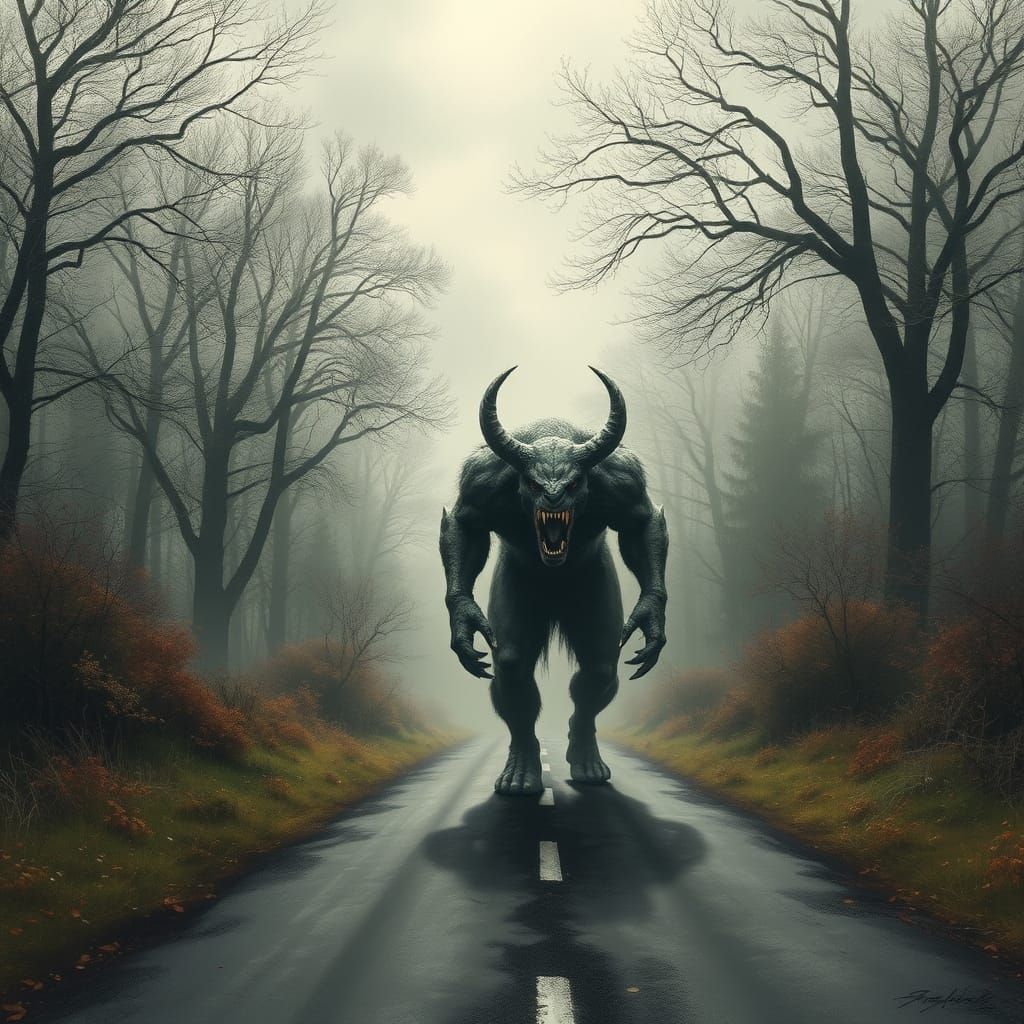 Eerie Image of The Beast of Bray Road