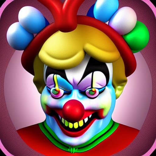 Buggy the Clown in 3D Render