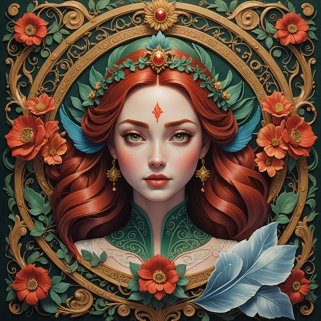 Surreal Arial Landscape in Digital Art