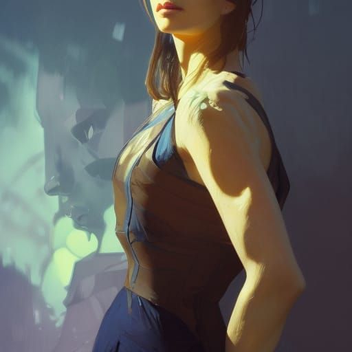 Intricate Invisible Portrait in Hyperdetailed Style