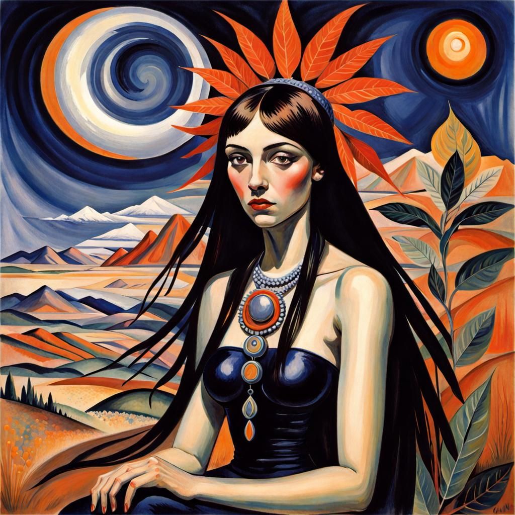 Surreal Dreamscape in Fauvist Psychedelic Style