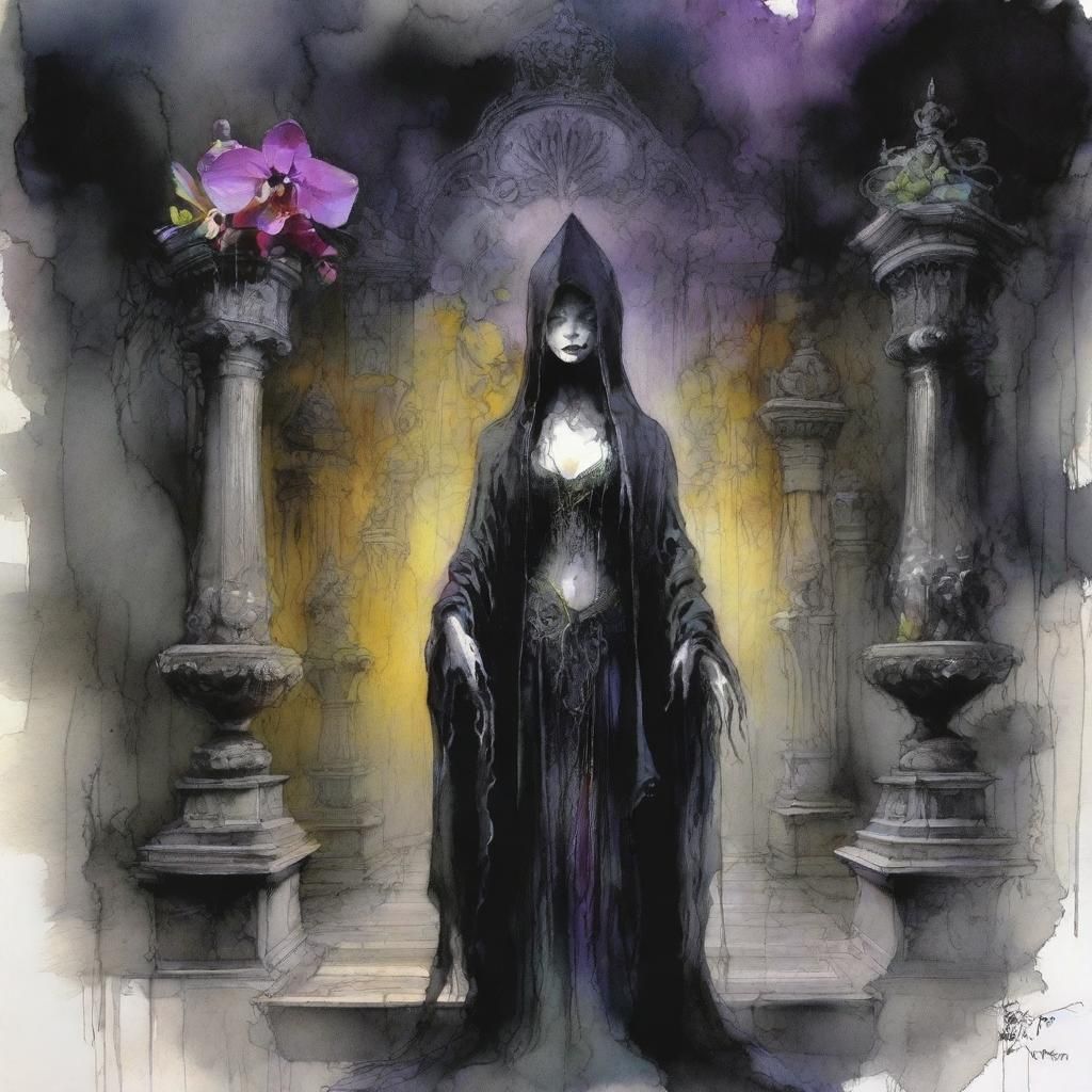 Black Orchid: Gothic Art in Mixed Media
