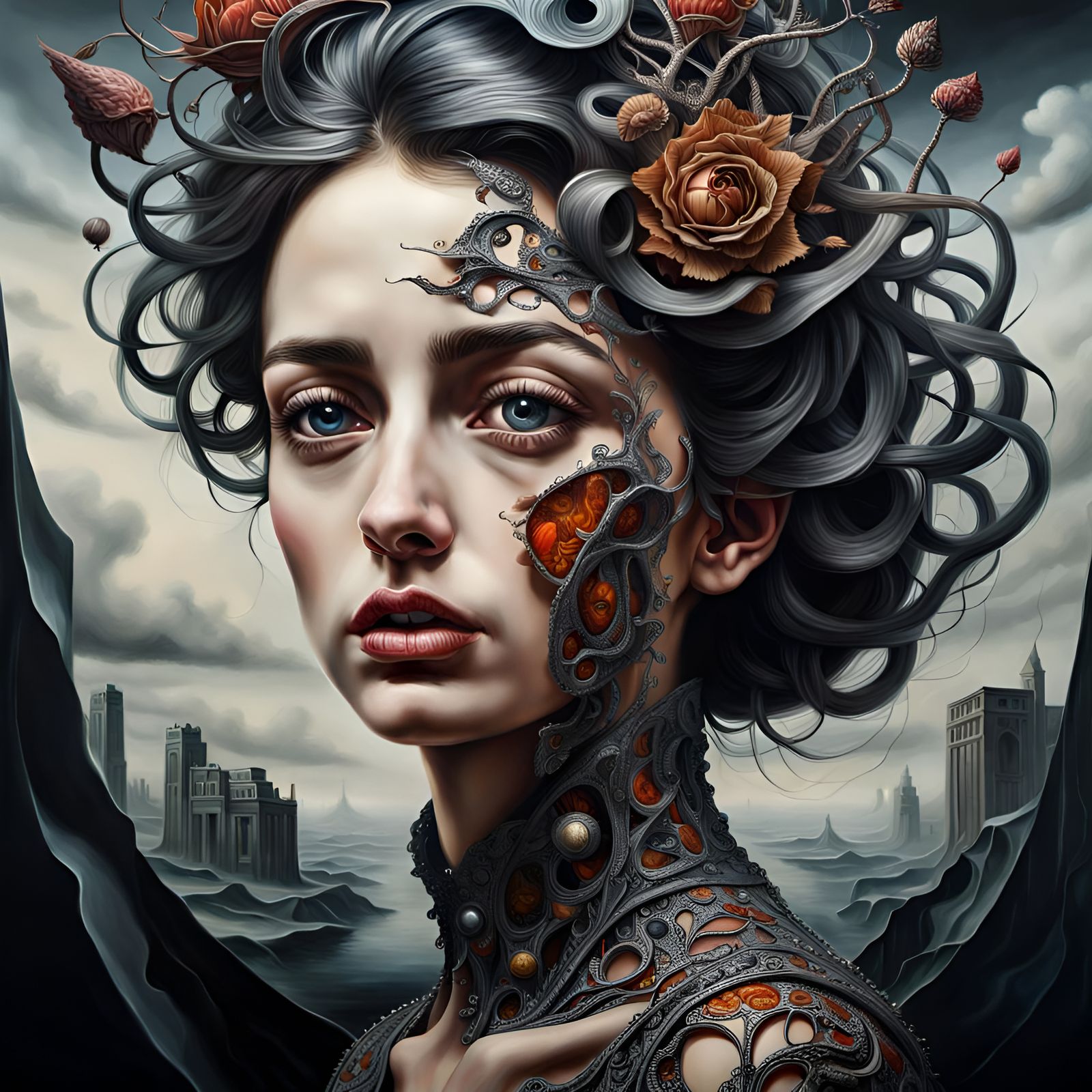 Surreal Portrait of a Woman