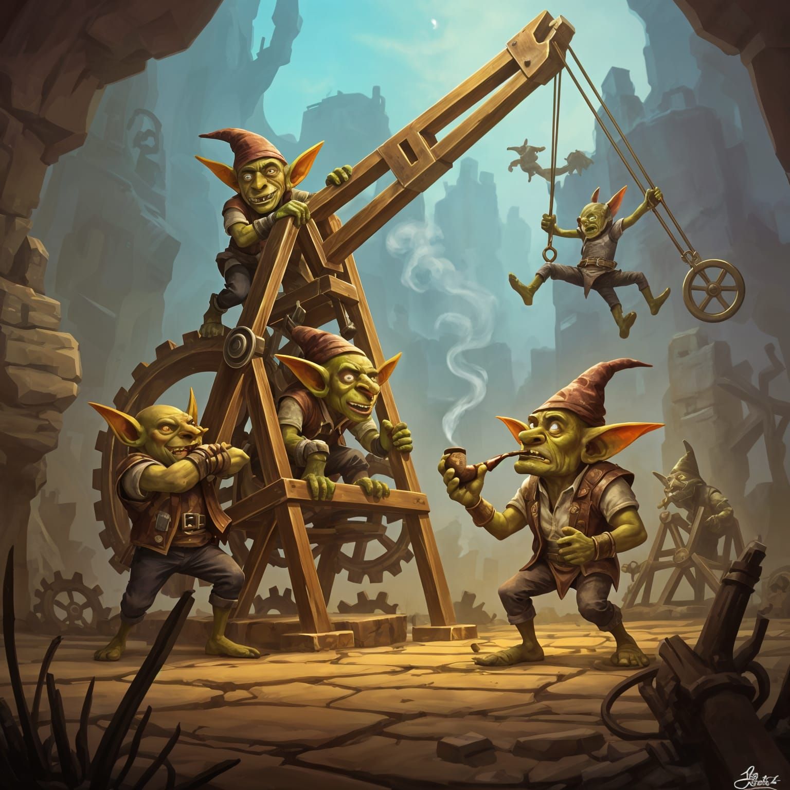 Funny Fantasy MTG Artwork