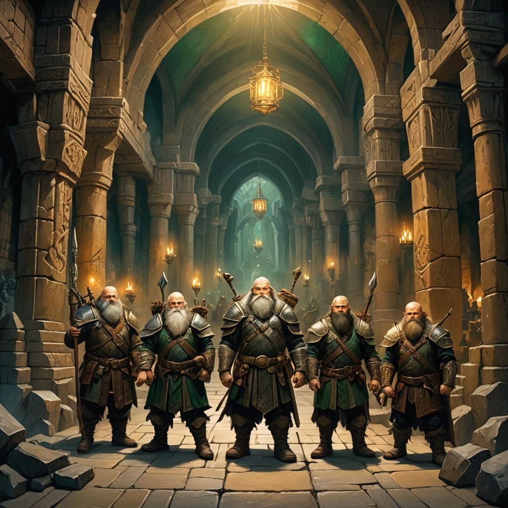 Dwarven Fellowship in Grand Underground Hall