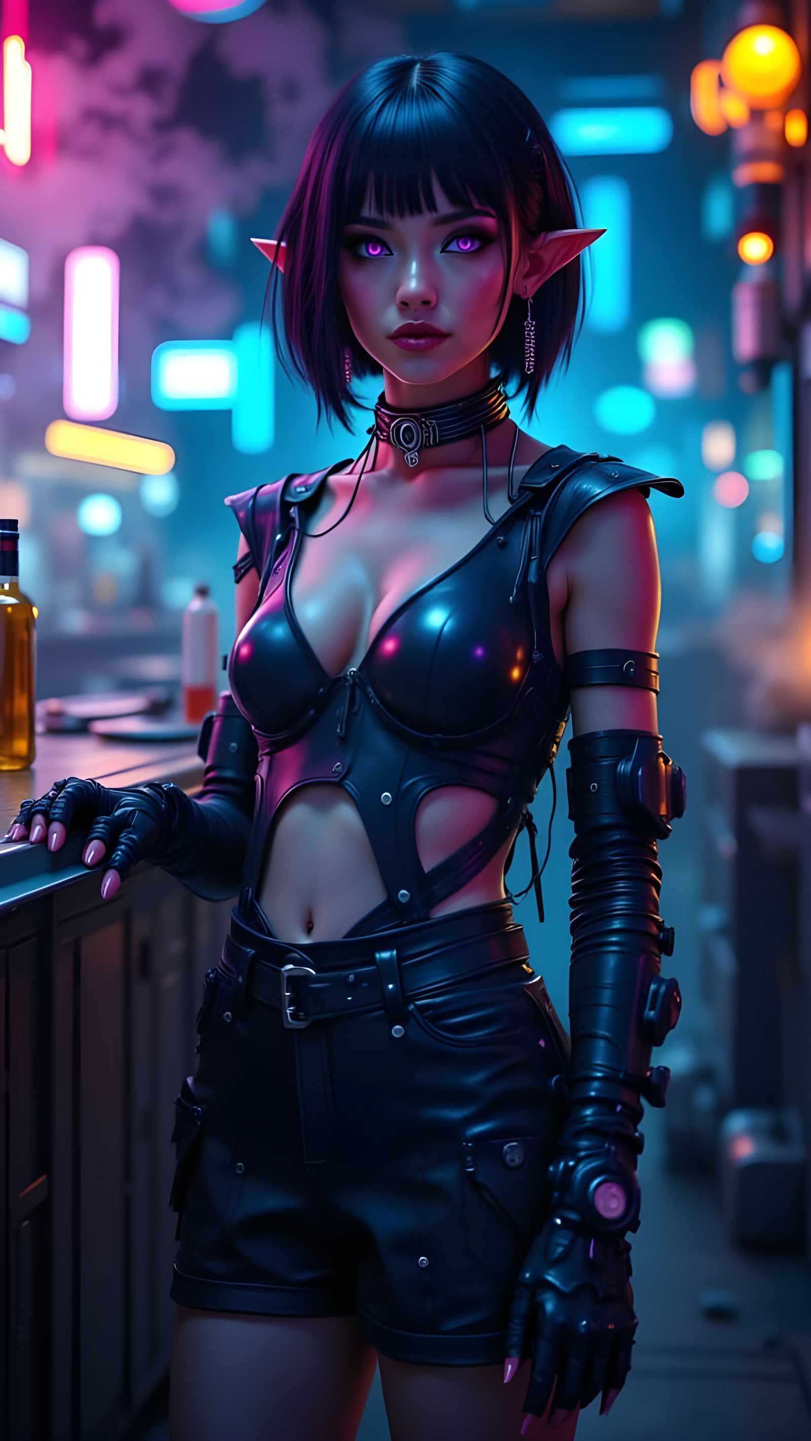 Cyber Elf in a club #8