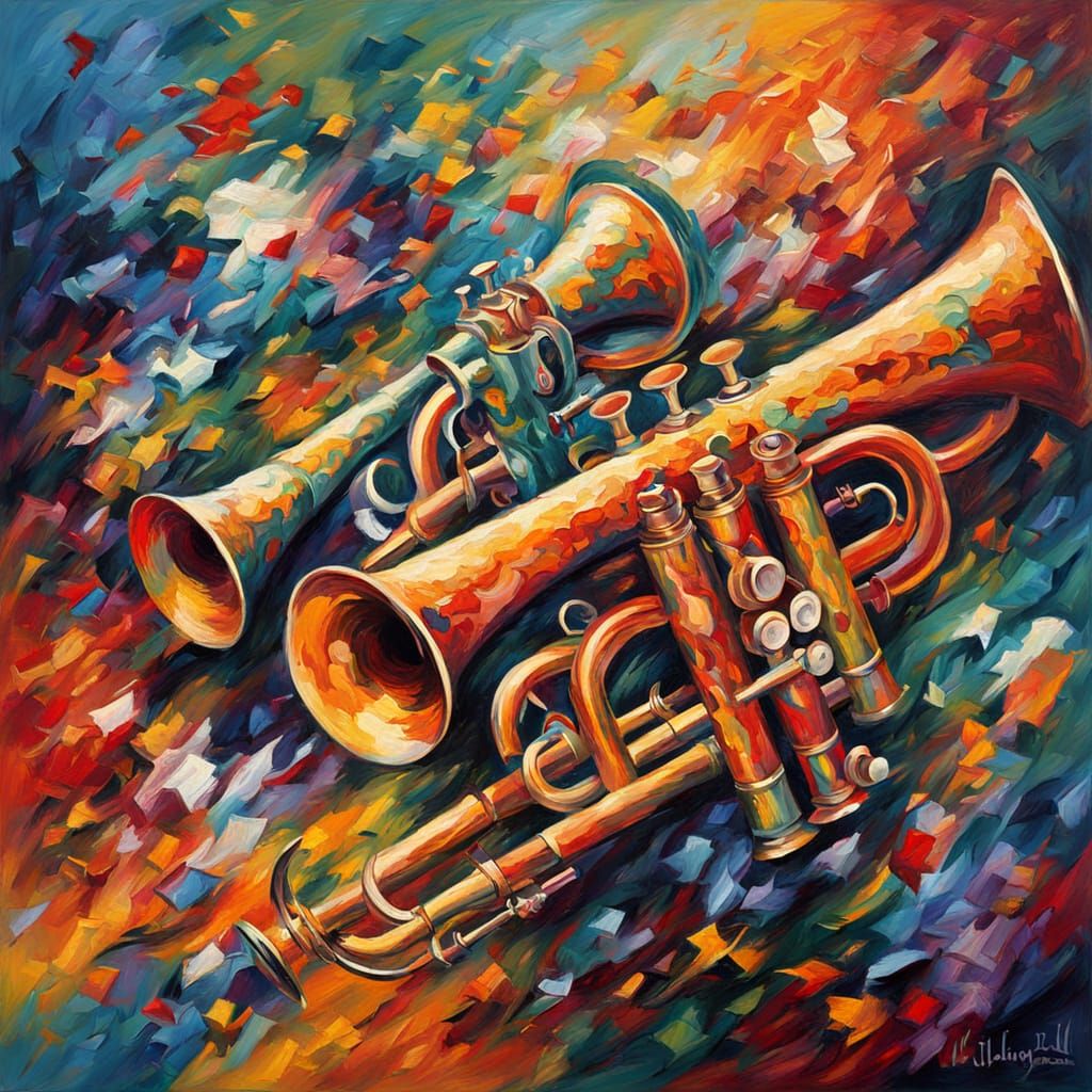 Explosion of Sound and Color in Neo-Impressionist Style