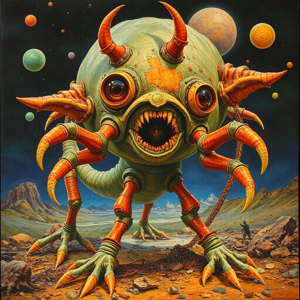 Ethereal Cyberpunk Entity in Neon Dreamscape