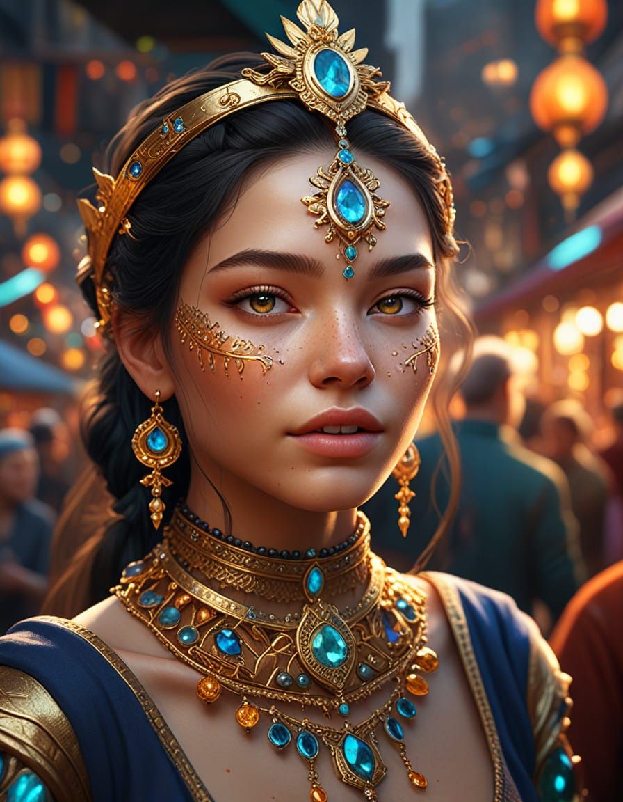 Vibrant Celebration of National Piercing Day in a Whimsical ...