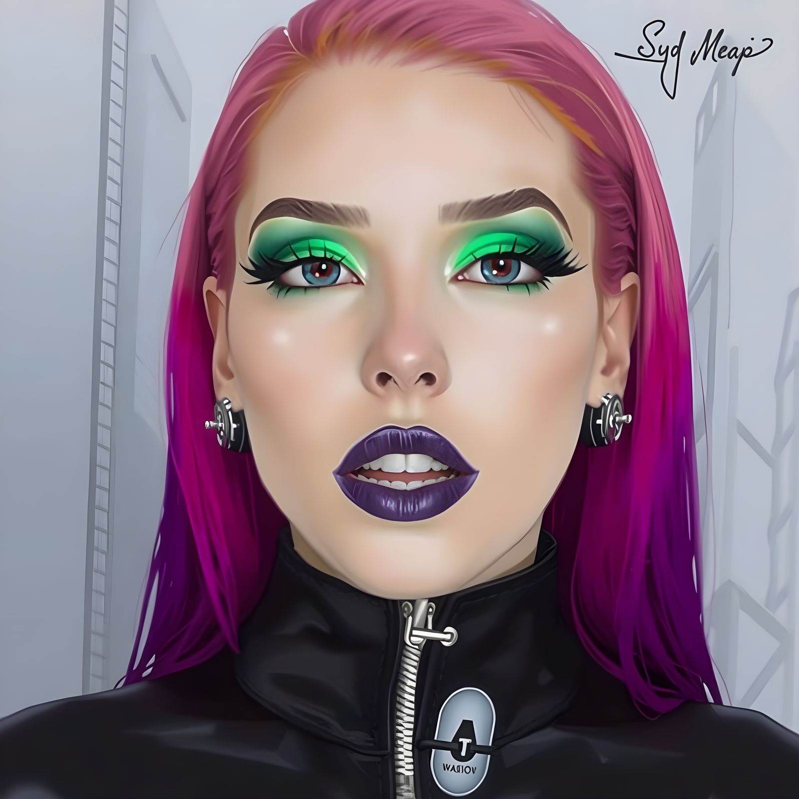 Vibrant Neon Cityscape