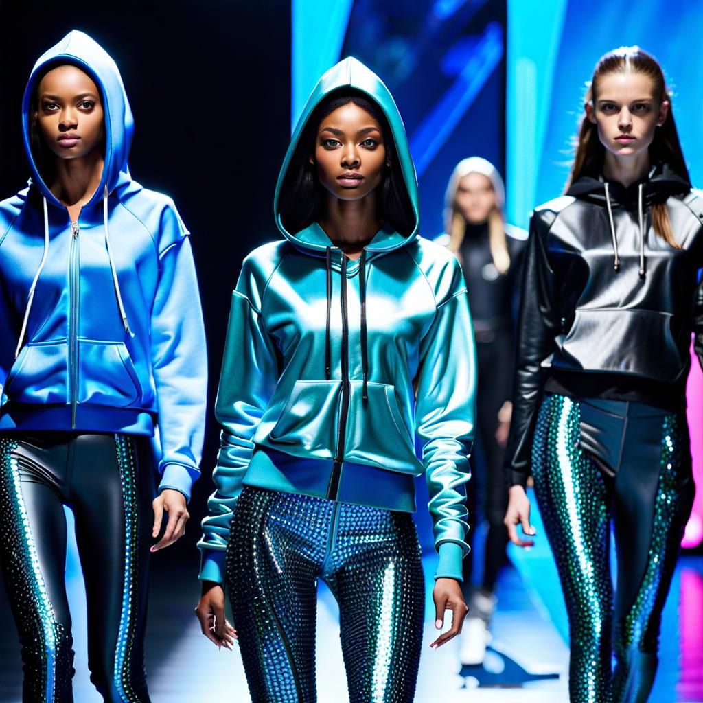 Beautiful Hoodies and Leggings Fashion Show. 9